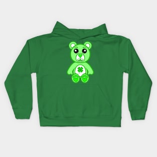 Green Warrior Bear 2.0 Kids Hoodie